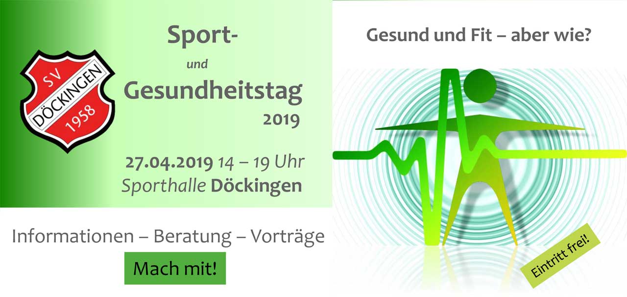 Sport- und Gesundheitstag 2019 in der Sporthalle Döckingen